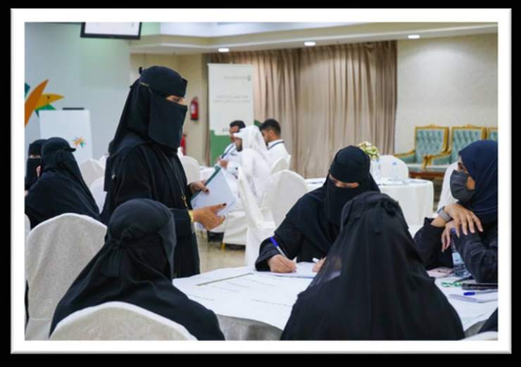 مشاركون في برنامج تصميم المبادرات البيئية