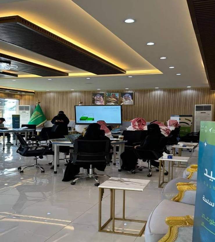 جلسة تدريبية ضمن برنامج رشيد